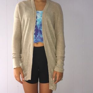 American Eagle nude cardigan